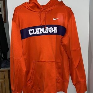 Orange nike Clemson hoodie